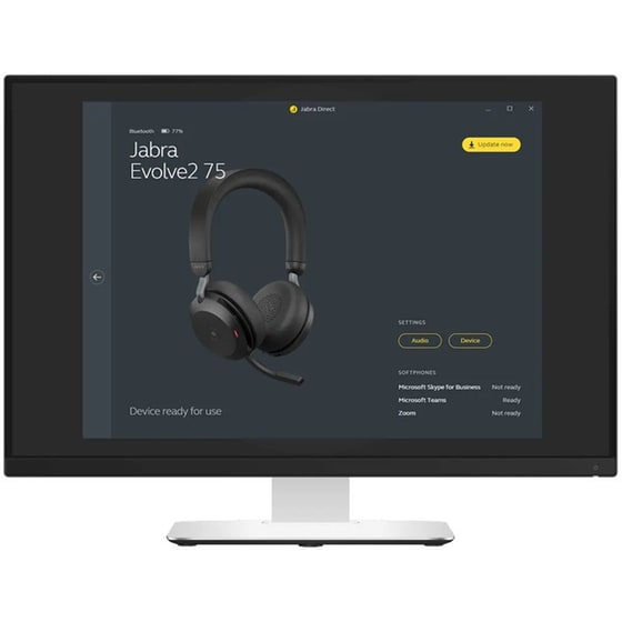 Ασύρματα Ακουστικά Κεφαλής Jabra Evolve2 75 - Μαύρο image 7