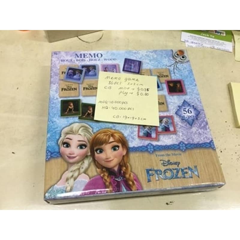 Επιτραπέζιο Μνημης Παιχνιδι 56pcs Wd Marionette Cb 3x3cm 300gr