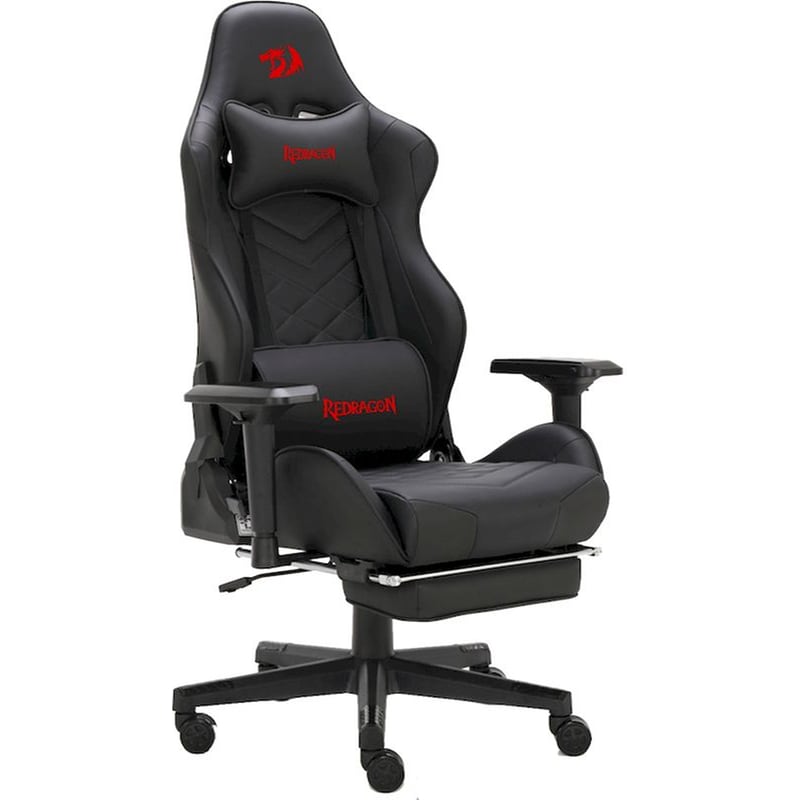 Καρέκλα Gaming Redragon C328 από Τεχνητό Δέρμα Μαύρη