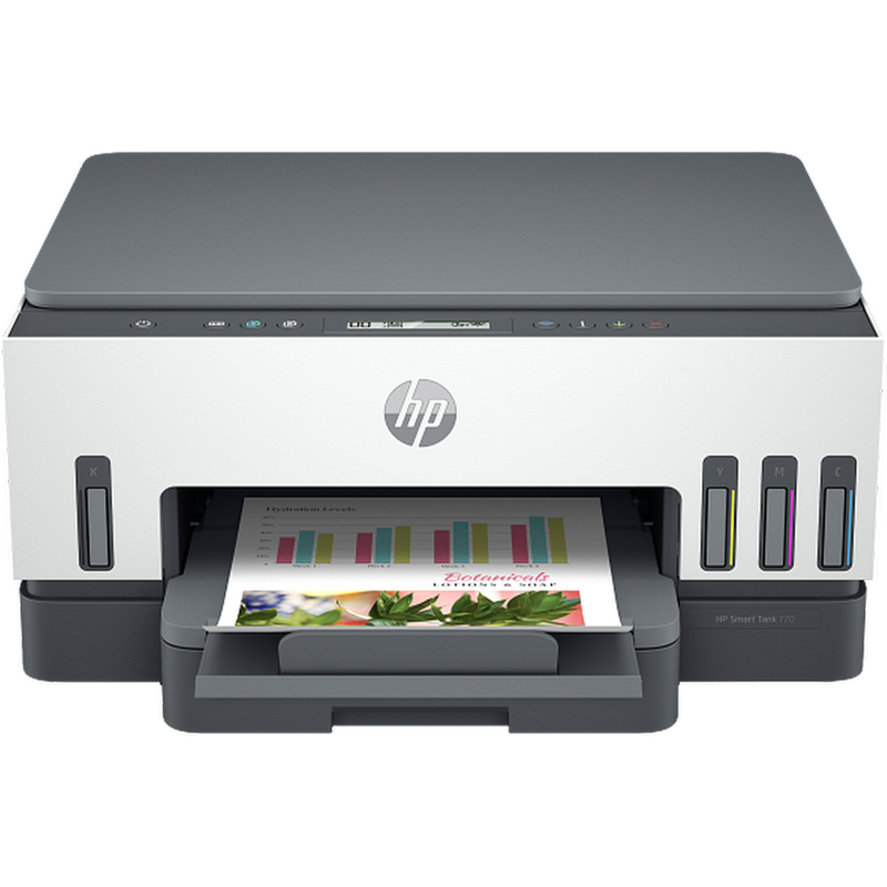 HP Smart Tank 720 Εγχρωμο Πολυμηχάνημα Inkjet A4 με WiFi, Bluetooth, Duplex Print (6UU46A)