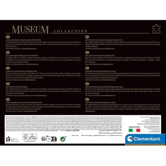 Παζλ Clementoni Museum Collection: Edgar Degas: Το Αψέντι (1000 Κομμάτια) image 6