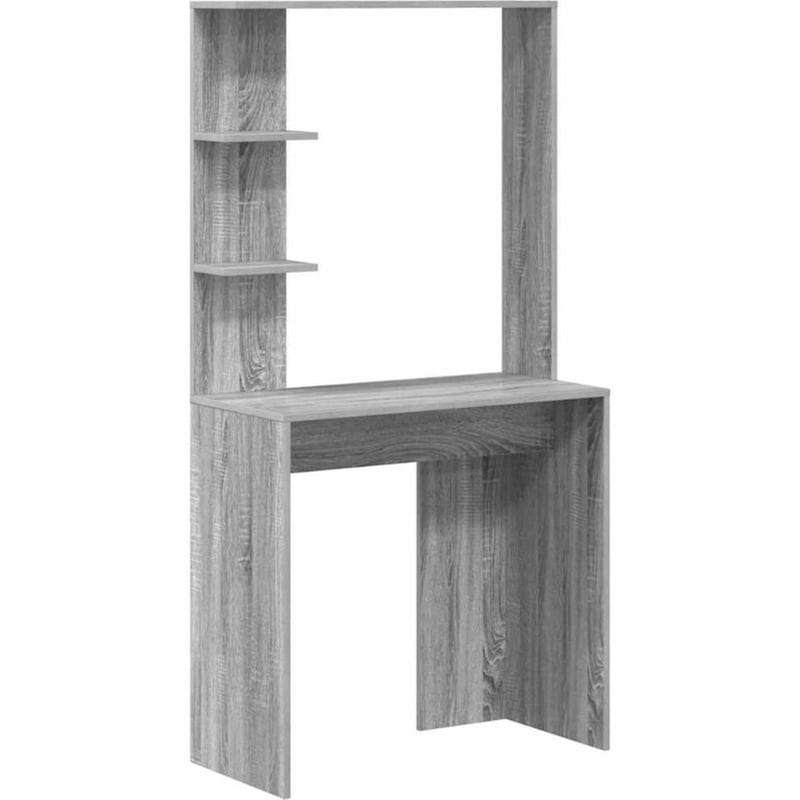 Γραφείο VidaXL από Επεξεργασμένο Ξύλο 78,5x37x154,5 cm - Γκρι Sonoma