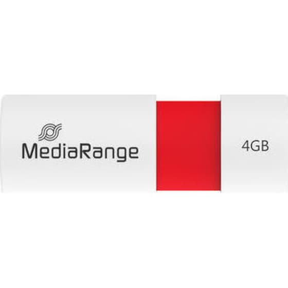 MediaRange 4GB USB 2.0 Stick Λευκό image 2