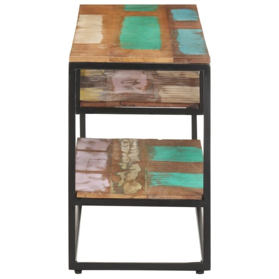 Έπιπλο Τηλεόρασης VidaXL Ξύλινο/Μεταλλικό 130x30x45cm - Kαφέ image 2