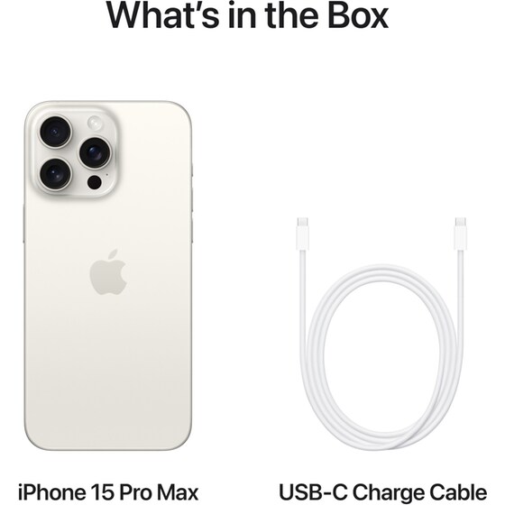 Apple iPhone 15 Pro Max 1TB - White Titanium image 8