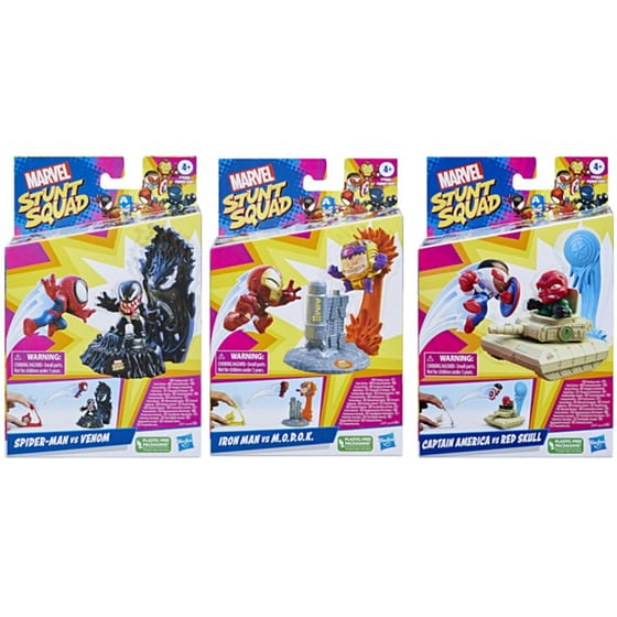 Hasbro Σετ Παιχνιδιού Marvel Stunt Squad Spider-Man (F6895) image 0