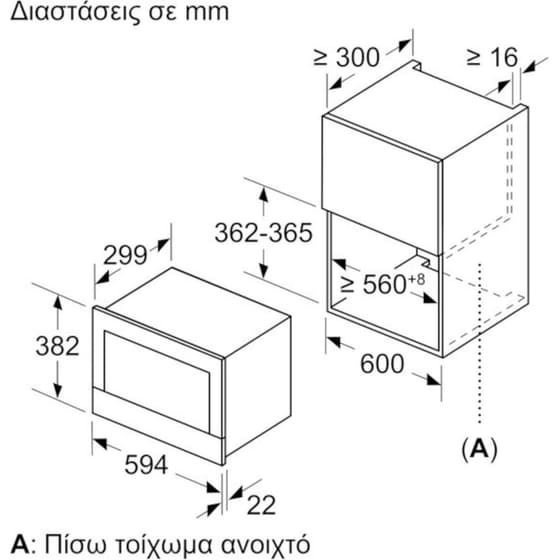 Εντοιχιζόμενος Φούρνος Μικροκυμάτων NEFF C17WR00G0 21lt Μαύρο image 6