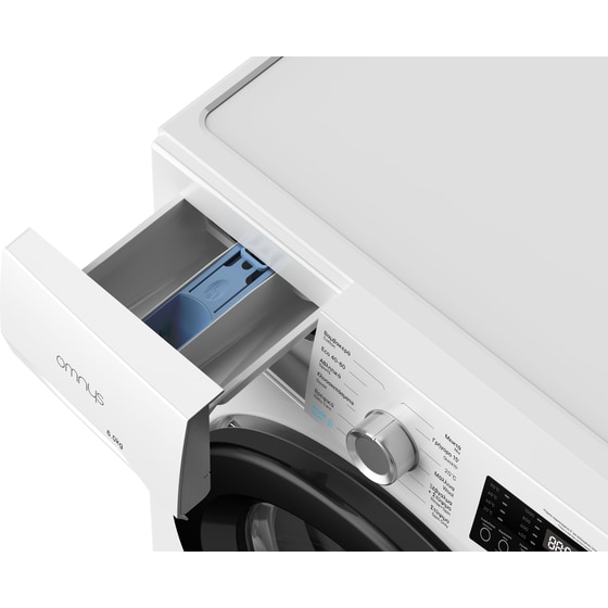 OMNYS WFE-6B10SWBX 6 kg 1.000 Στροφές Λευκό Πλυντήριο Ρούχων image 6