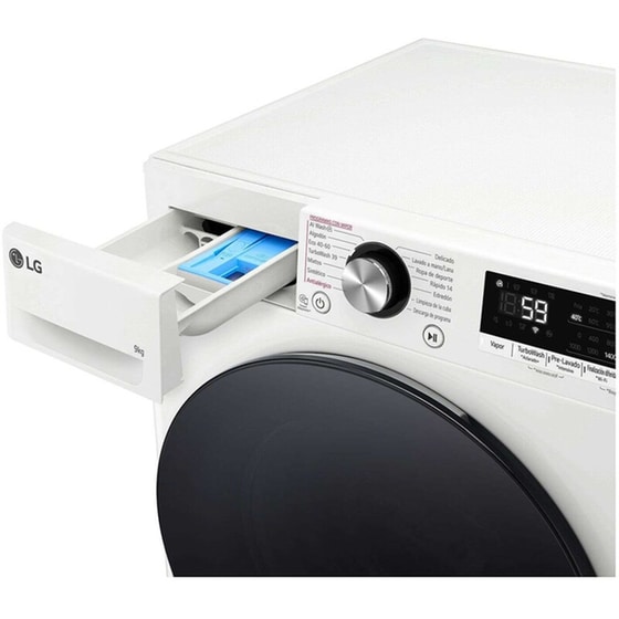 LG F4R7009TSWB 9 kg 1.400 Στροφές Λευκό με Wi-Fi Πλυντήριο Ρούχων image 6