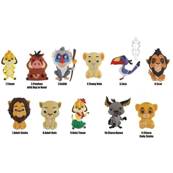 Φιγουρίνι Monogram The Lion King 3D Foam - Τυχαία Επιλογή image 1