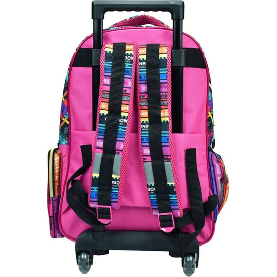 Τσάντα Τρόλεϋ Gim Rainbow High Glitter image 2