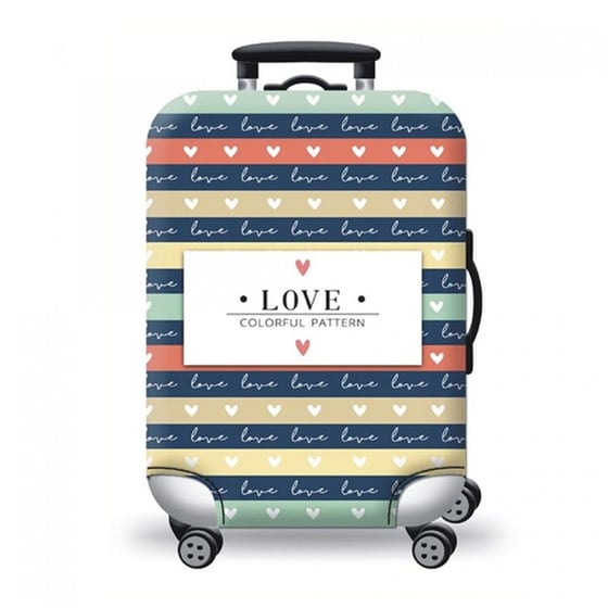 Κάλυμμα Βαλίτσας Amber Large Love Stripes image 0