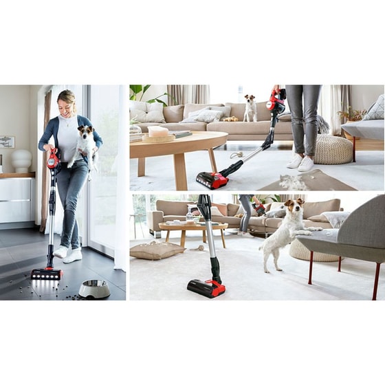 BOSCH BBS711ANM Unlimited 7 ProAnimal 18 V 0.3 L Κόκκινη Σκούπα Stick image 1