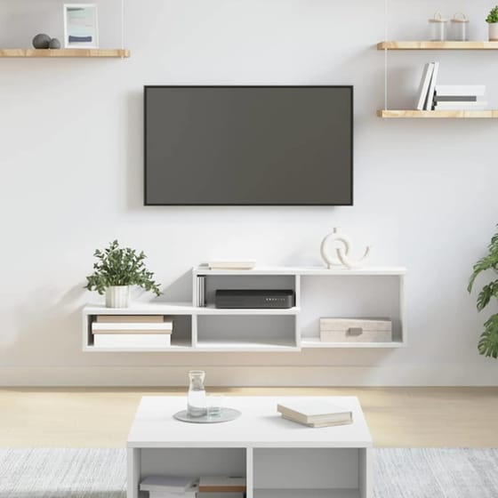 Έπιπλο Τηλεόρασης VidaXL Επιτοίχιο 120 x 25 x 28,5 cm - Γκρι image 1