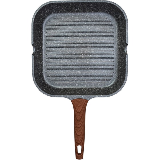 Τηγάνι Γκριλιέρα ESTIA Stone 01-1216  από Αλουμίνιο 28cm image 2