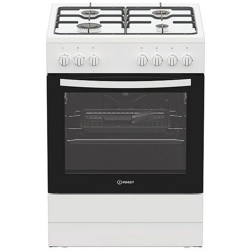 INDESIT INDESIT I6G3PMW 73 Lt Λευκό Μεικτή Κουζίνα Αερίου