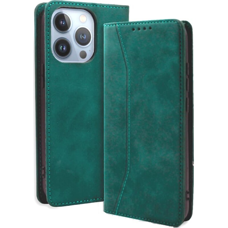 BODYCELL Θήκη Apple iPhone 14 Pro - Bodycell Book Case - Green