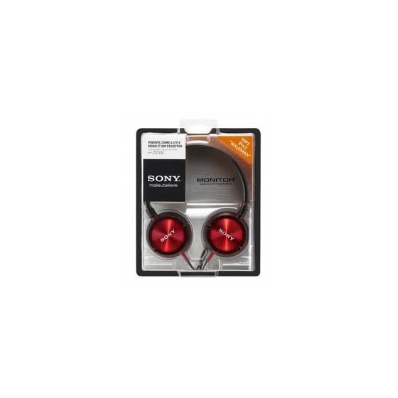 Ακουστικά Κεφαλής Sony MDR ZX300 Κόκκινο image 1