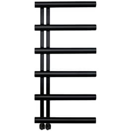 THERMO ACCENT ACC10050-401 50 X 100 Silk Black Θερμαντική Πετσετοκρεμάστρα