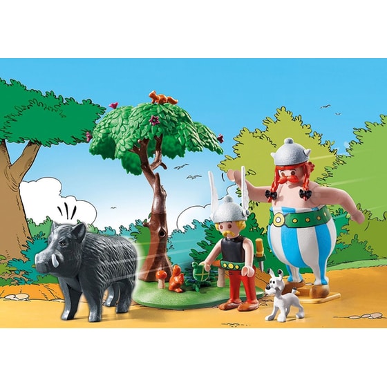 PLAYMOBIL® Asterix : Κυνήγι Αγριογούρουνου (71160) image 1