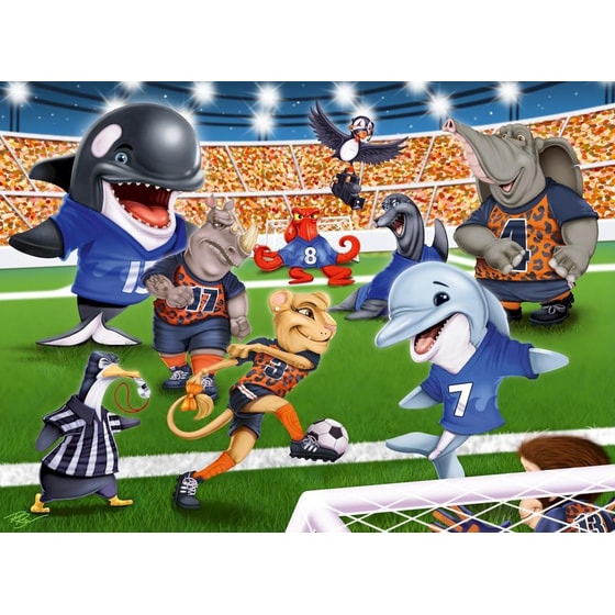 Παιδικό Παζλ Ravensburger Soccer Field Flair (150XXL Κομμάτια) image 1