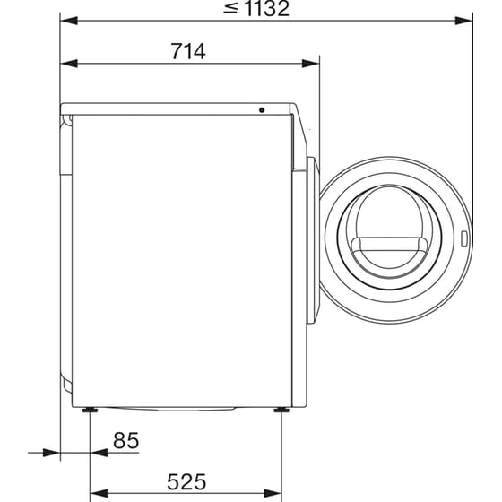 MIELE WTW870WPM 9kg/6kg 1.600 Στροφές με WiFi Λευκό Πλυντήριο Στεγνωτήριο image 8