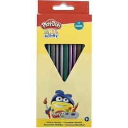 Ξυλομπογιές Play-Doh Creative Μεταλλικές Τρίγωνες 12 Τεμάχια