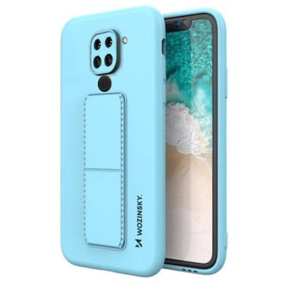 Θήκη Xiaomi Redmi Note 9 - Wozinsky Kickstand Flexible - Light-blue image 0