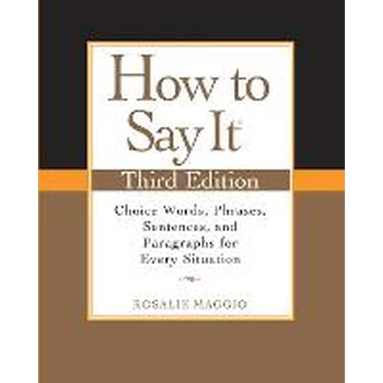 How to Say It, Third Edition image 0