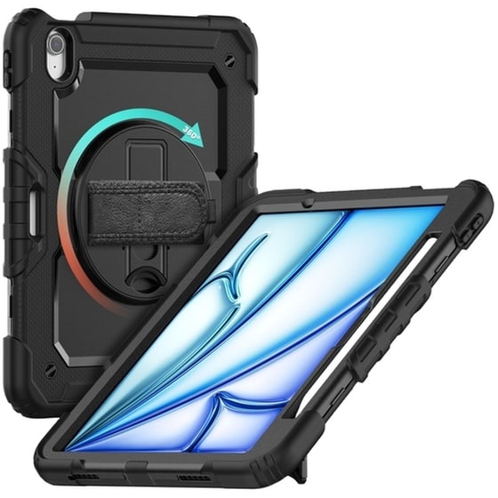 Θήκη Tablet Apple iPad Air 6th Gen 11" 2024 - Tech-Protect Solid 360 Ανθεκτική Θήκη με Λαβή - Black image 3