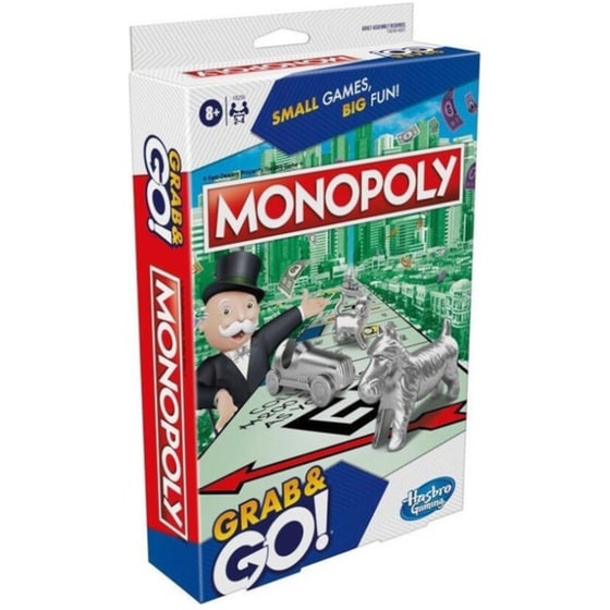 Monopoly Grab And Go Επιτραπέζιο (Hasbro) image 0