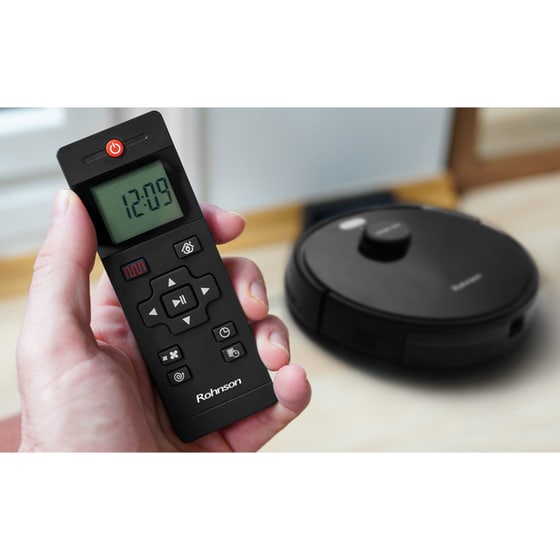 ROHNSON MAMBA RM-01 για Σκούπισμα με Χαρτογράφηση Χώρου Μαύρο Σκούπα Ρομπότ image 6