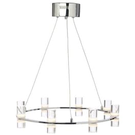 Φωτιστικό Οροφής Πολύφωτο Aca Decor Led Ionian Αλουμίνιο - Ασημί