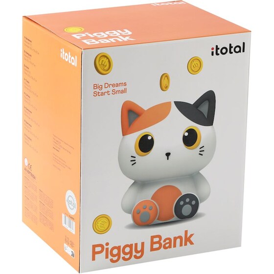 Κουμπαράς i-Total Orange Cat (27cm) image 3