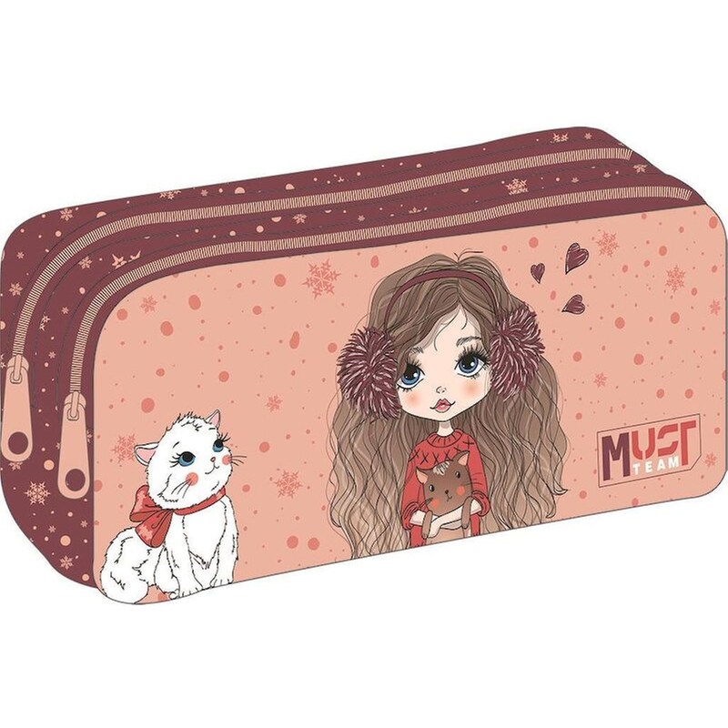 Κασετίνα Οβάλ Must Team Girl In Winter With Fur