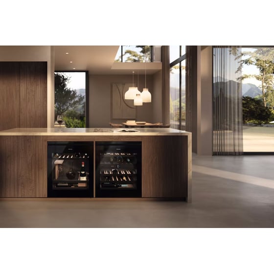 MIELE KWTUS 7074 F για 32 Μπουκάλια Μαύρο Εντοιχιζόμενος Συντηρητής Κρασιών image 3