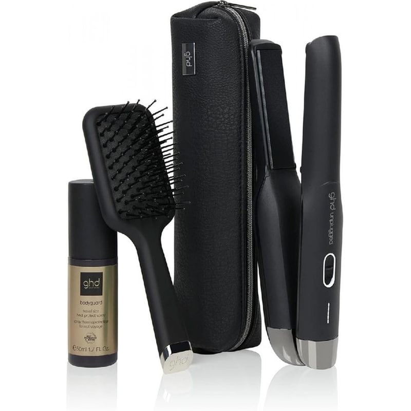 GHD Ισιωτικό Μαλλιών GHD Unplugged Gift Set Μαύρο