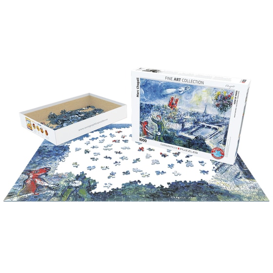 Παζλ Eurographics Marc Chagall: View of Paris (1000 Κομμάτια) image 2