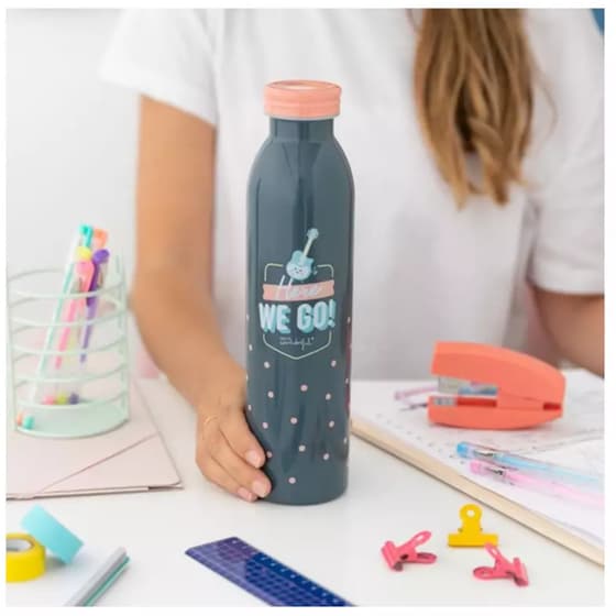 Μπουκάλι Θερμός Mr Wonderful Here We Go 600 ml image 1