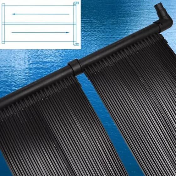vidaXL Solar Pool Heater Panel 80x620 cm image 1