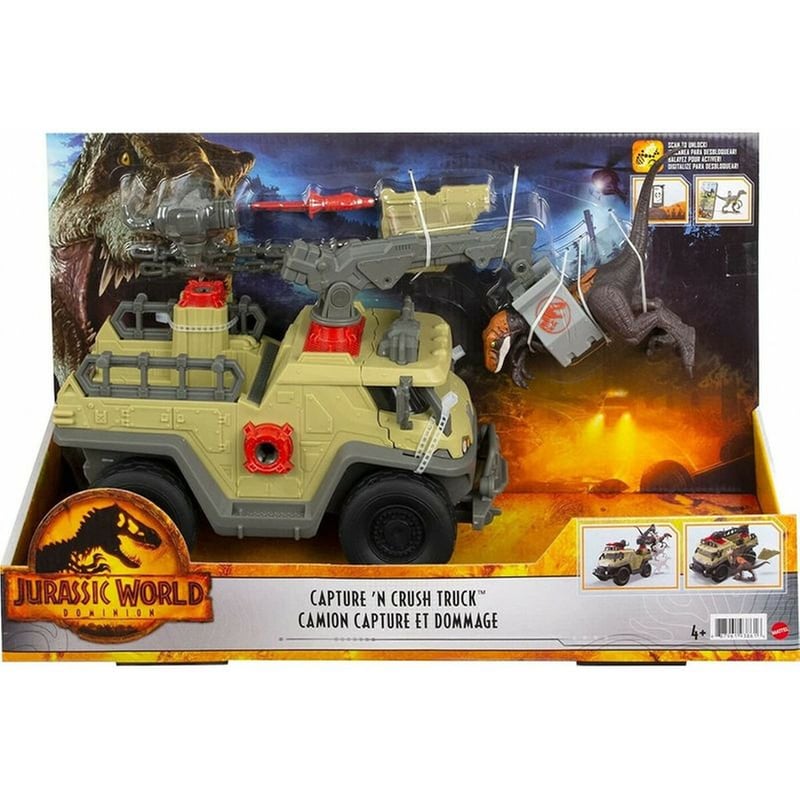 Όχημα Mattel Jurassic World Dominion: Αιχμαλώτισης And Επίθεσης