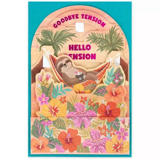 Ευχετήρια Κάρτα Legami Pop-Up Sloth Pension L image 0