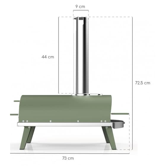 ZIIPA 22-002 Piana - Eucalyptus Φούρνος Πίτσας Πέλετ image 7