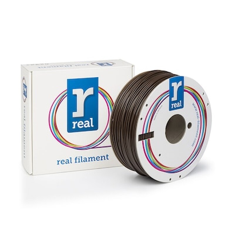 REAL FILAMENTS Real Abs 3d Printer Filament - Brown - Spool Of 1kg - 2.85mm (refabsbrown1000mm3)