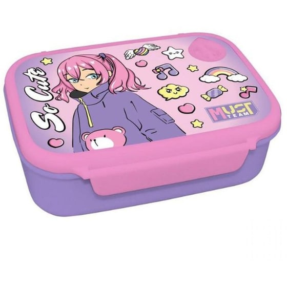 Σετ Φαγητού Must Team So Cute Φαγητοδοχείο 800ml -Παγούρι Ανοξειδωτο 500ml image 1