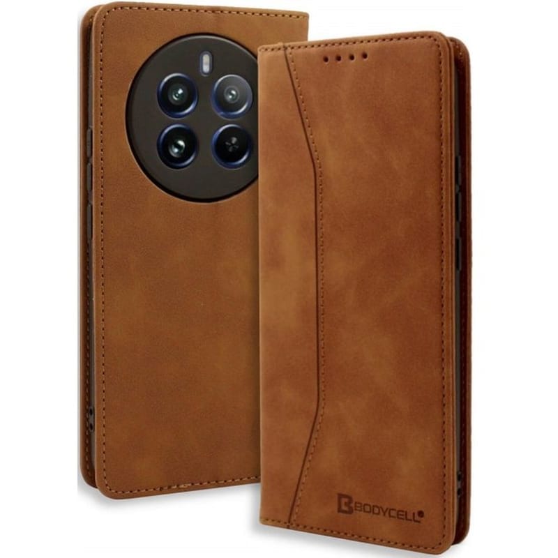 BODYCELL Θήκη Realme 12 Pro/ Realme 12 Pro+ - Bodycell Book Case - Brown