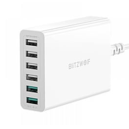 Φορτιστής Πρίζας BlitzWolf USB-A 60W - Λευκό
