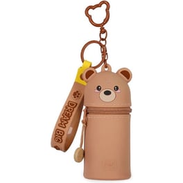Κασετίνα Σιλικόνης Legami Mini Kawaii με Μπρελόκ Teddy Bear