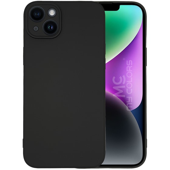 Θήκη Σιλικόνης Apple iPhone 14 - My Colors - Μαύρο image 0