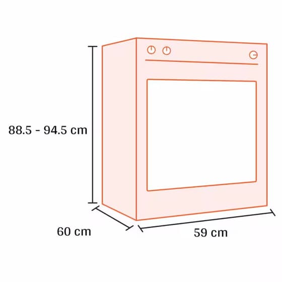 LA GERMANIA CLS64081DX(GN) 60 Lt Inox Κουζίνα Φυσικού Αερίου image 1